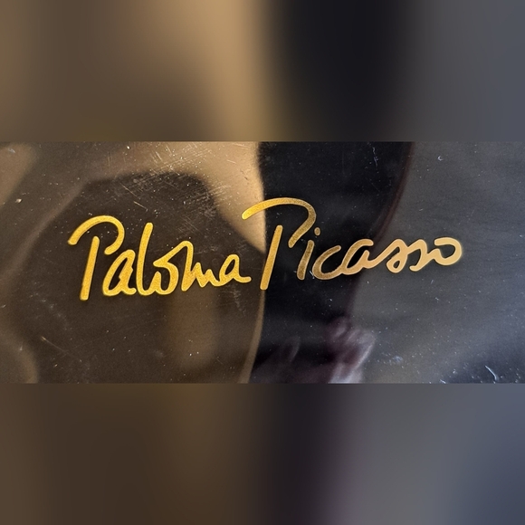 EUC Paloma Picasso Vegan Black Croc Travel Cosmetic Makeup Beauty Case Bag - Picture 8 of 9